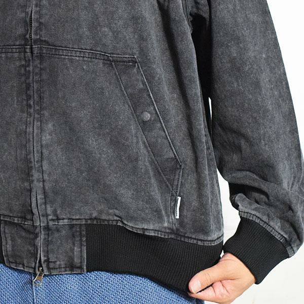 BEN DAVIS ベンデイビス BLEACHED TWILL ZIP HOODIE