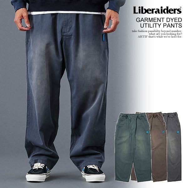 Liberaiders リベレイダース GARMENT DYED UTILITY PANTS | ARTIF