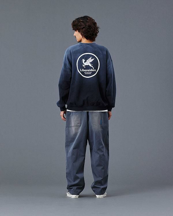 リベレイダース　WORK UTILITY PANTS ブラック Liberaiders リベレイダース GARMENT DYED UTILITY PANTS