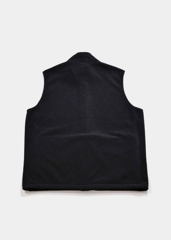 アップルバム　フリースフード　黒色 APPLEBUM アップルバム Fleece Vest