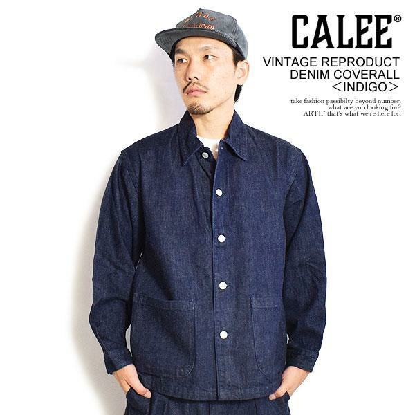 2025夏季 CALEE（キャリー）DENIM COVERALL デニム カバーオール