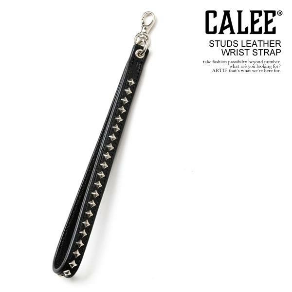 CALEE キャリー STUDS LEATHER WRIST STRAP