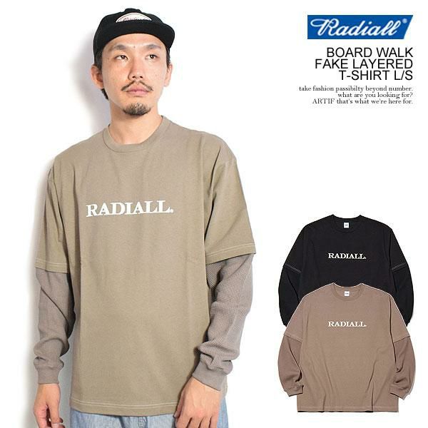 RADIALL ラディアル BOARD WALK - FAKE LAYERED T-SHIRT L/S