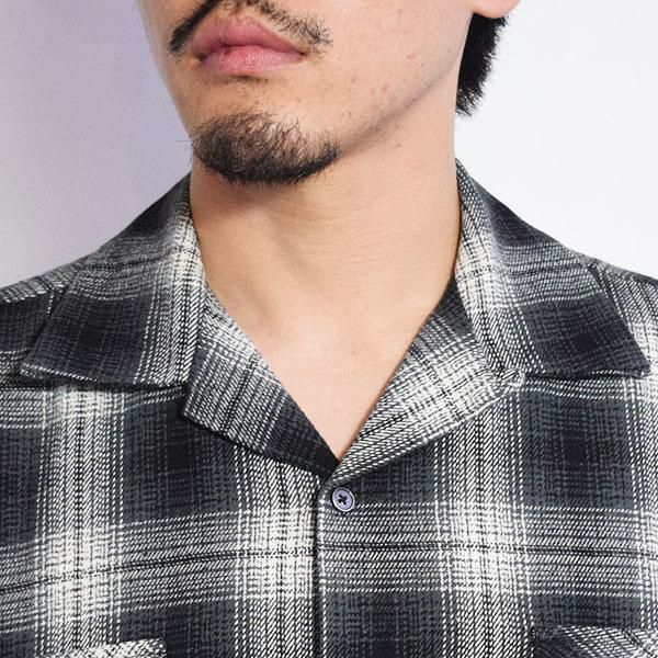 HIDE AND SEEK ハイドアンドシーク Ombre Check L/S Shirt (25aw)