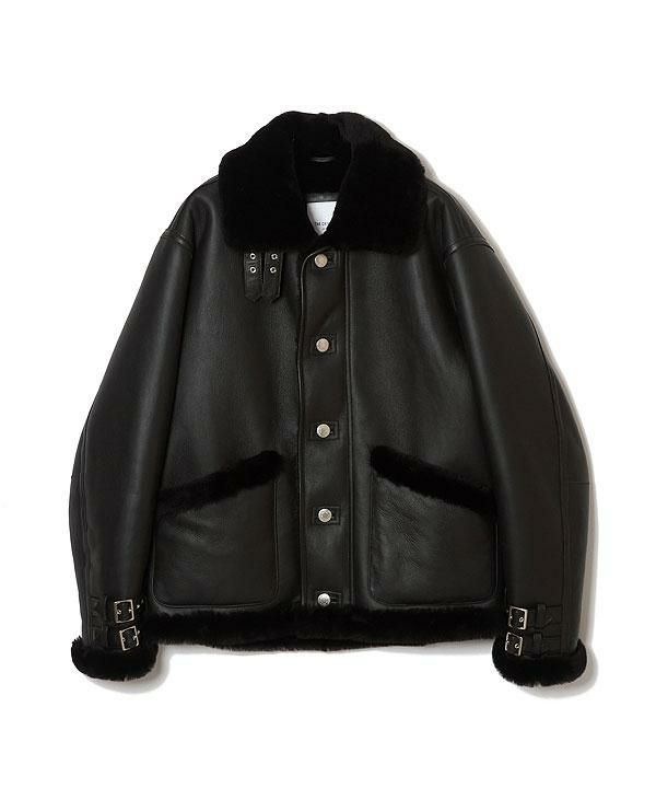 CRIMIE クライミー MOUTON LEATHER JACKET
