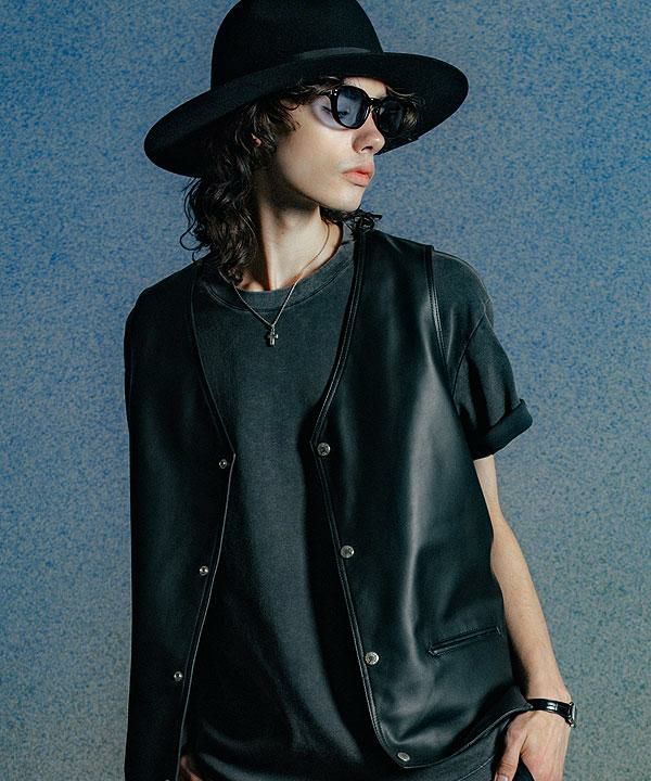 2025 秋冬 先行予約 メーカー取り寄せ対応 CRIMIE クライミー SPANISH LAMB LEATHER VEST ベスト キャンセル不可 atfjkt 2025 秋冬 先行予約 メーカー取り寄せ対応 CRIMIE クライミー SPANISH