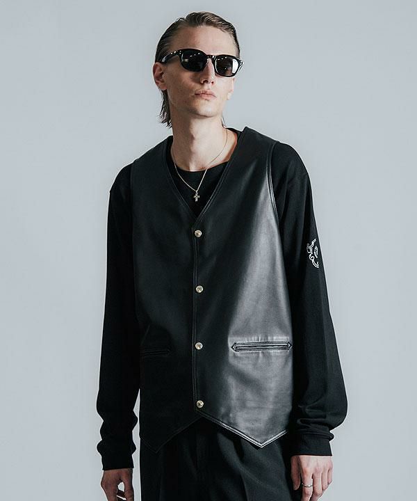 2025AW CRIMIE SPANISH LAMB LEATHER VEST