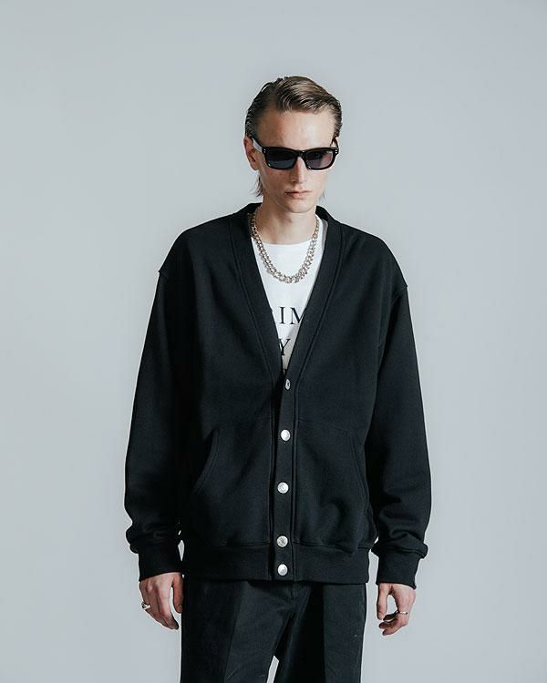 美品クライミーカーディガン　ブラックＳ CRIMIE（クライミー） カーディガン RIDERS CARDIGAN SWEAT