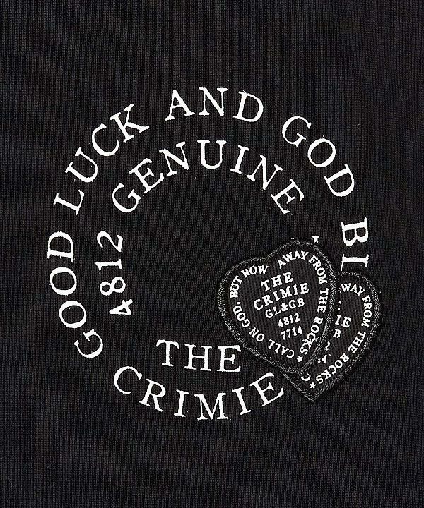 CRIMIE クライミー CIRCLE LOGO HEART WAPPEN CREW NECK SWEAT atftps CRIMIE クライミー CIRCLE LOGO HEART WAPPEN CREW NECK SWEAT