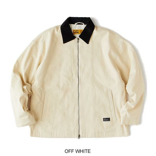 FAT / ブルゾン/--/コットン/WHT/F32221-SW11-AB FAT エフエーティー BRUZZLER