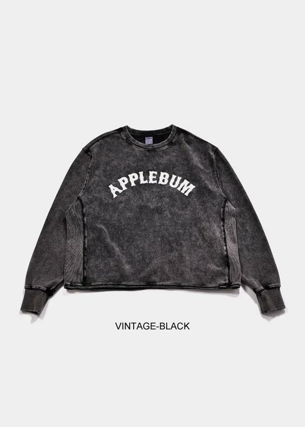 APPLEBUM アップルバム “Old Baseball” Crew Sweat