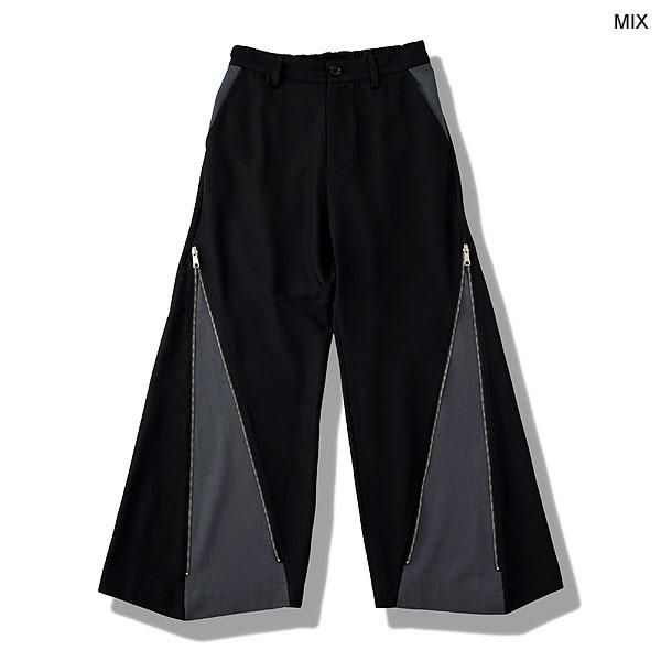 2025 冬 先行予約 11月上旬入荷予定 NO ID. BLACK ノーアイディー チェンジングフレアトラウザーズ パンツ キャンセル不可 atfpts 2025 冬 先行予約 11月上旬入荷予定 NO ID. BLACK ノーアイディー