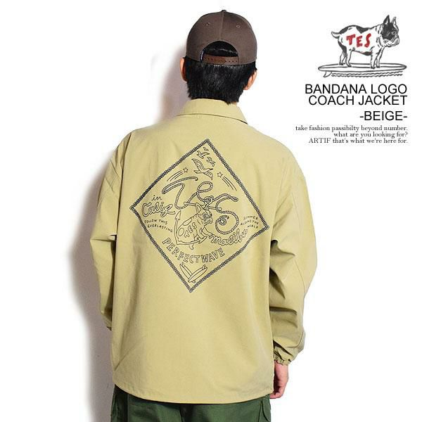 The Endless Summer エンドレスサマー TES BANDANA LOGO COACH JACKET