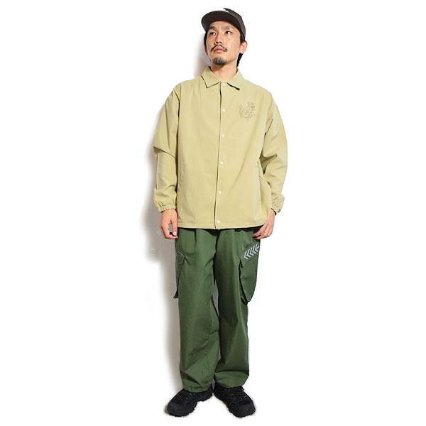 ベージュ ドレープデザイン レッスンウェア The Endless Summer エンドレスサマー TES BANDANA LOGO COACH JACKET