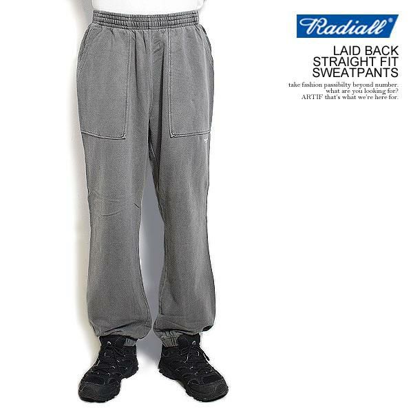 RADIALL ラディアル LAID BACK - STRAIGHT FIT SWEATPANTS