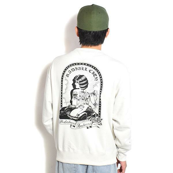 RADIALL ラディアル BOULEVARD - LOOPWHEEL CREW NECK SWEATSHIRT L/S