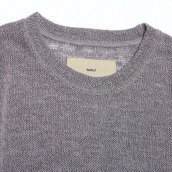 2026 春 先行予約 2月上旬～中旬入荷予定 QUOLT クオルト GOOD-AIR KNIT