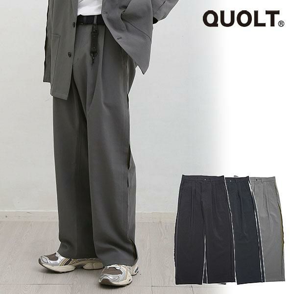 2026 春 先行予約 2月上旬〜中旬入荷予定 QUOLT クオルト UNTRAD PANTS メンズ パンツ 送料無料 キャンセル不可 atfpts 2026 春 先行予約 2月上旬～中旬入荷予定 QUOLT クオルト UNTRAD PANTS