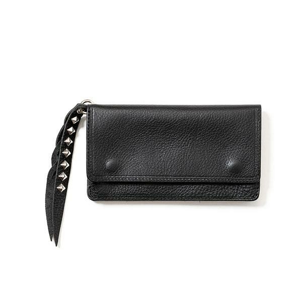 CALEE キャリー STUDS LEATHER LONG WALLET 長財布 CALEE キャリー PLANE LEATHER LONG WALLET -STUDS CHARM- CL-25AW018LE