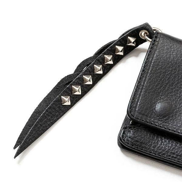 CALEE キャリー PLANE LEATHER LONG WALLET -STUDS CHARM- CL-25AW018LE