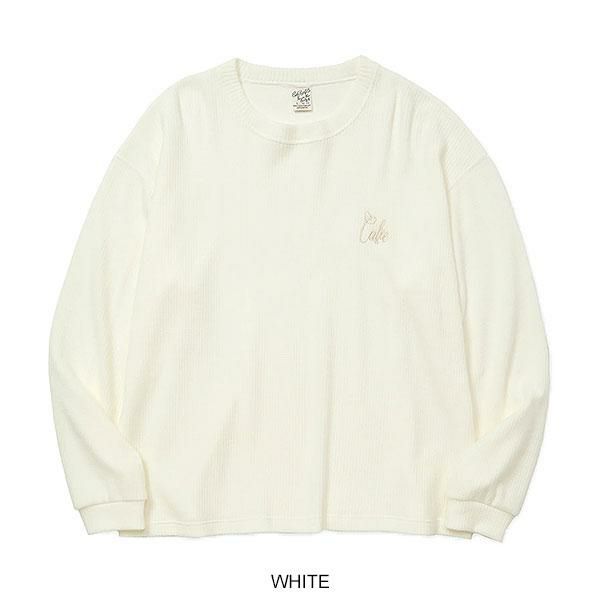 CALEE キャリー WAFFLE L/S CS