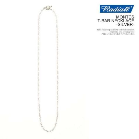 RADIALL ラディアル MONTES - T-BAR NECKLACE -SILVER-