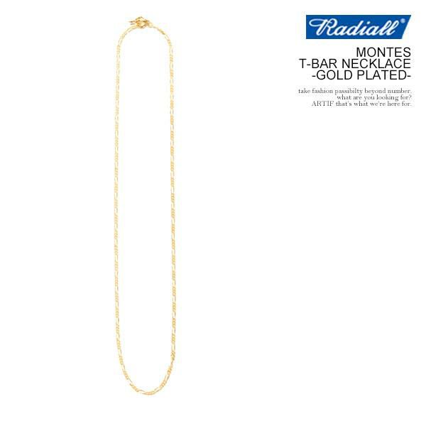 RADIALL ラディアル MONTES - T-BAR NECKLACE -GOLD PLATED-