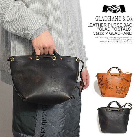 は*じ様 グラッドハンドgladhand レザーショルダーバッグ 楽天市場】グラッドハンド GLAD HAND × HERITAGE LEATHER SHOULDER