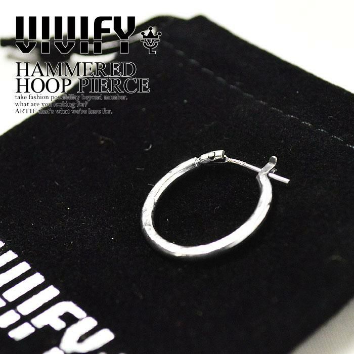 VIVIFY(ビビファイ) HAMMERED HOOP PIERCE フープピアス