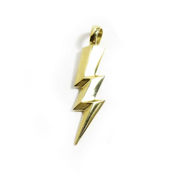 CALEE(キャリー) LIGHTNING HEAD -BRASS-【メンズ アクセサリー