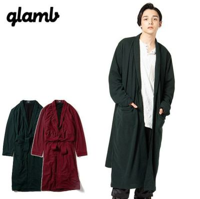 glamb グラム　クライズガウンシャツ　コート　ジャケット　アウター　グリーン glamb(グラム)】【予約販売10月下旬～11月上旬入荷】 High Neck
