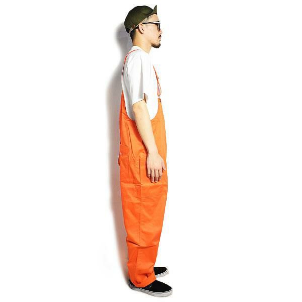 COOKMAN クックマン FISHERMAN'S BIB OVERALL -ORANGE- メンズ