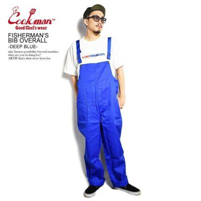 COOKMAN クックマン FISHERMAN'S BIB OVERALL -DEEP BLUE