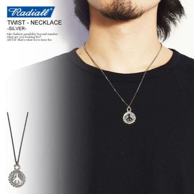 RADIALL ラディアル TWIST - NECKLACE -SILVER- radiall メンズ