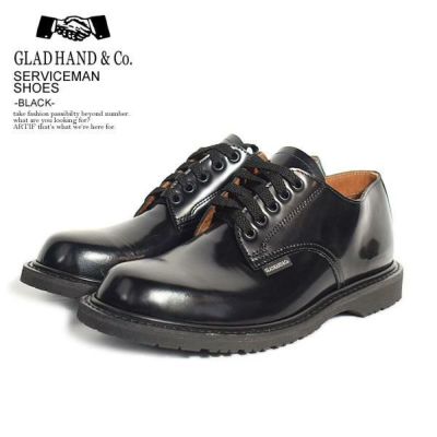 GLAD HAND グラッドハンド SERVICEMAN SHOES -BLACK- メンズ サービス ...