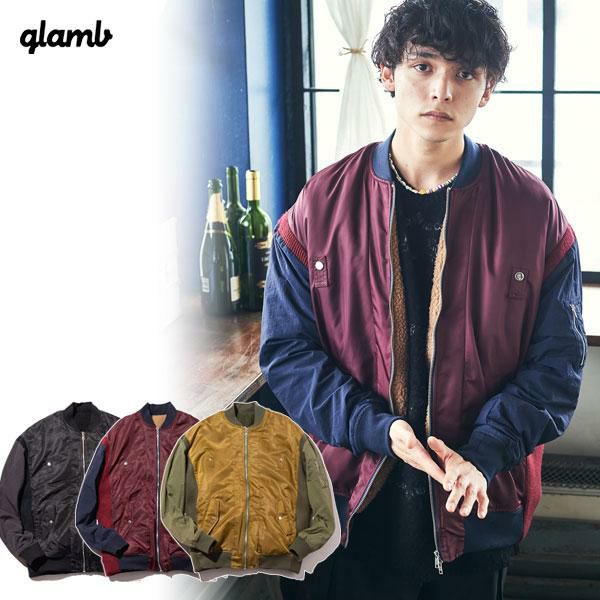 30％OFF SALE セール glamb グラム Reversible multi MA-1