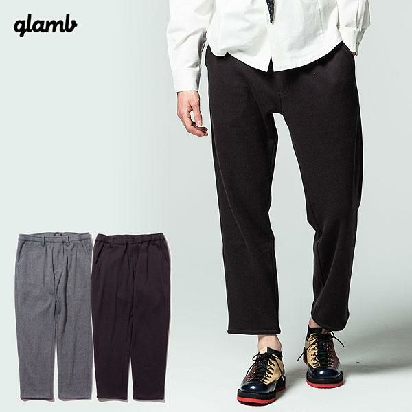 30％OFF SALE セール glamb グラム Herringbone easy slacks