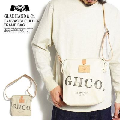 GLAD HAND × HERITAGE グラッドハンド CANVAS SHOULDER FRAME BAG メンズ バッグ ショルダーバッグ  キャンバス 送料無料 ストリート