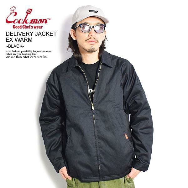 COOKMAN クックマン DELIVERY JACKET EX WARM -BLACK- COOKMAN クックマン DELIVERY JACKET EX WARM -BLACK-