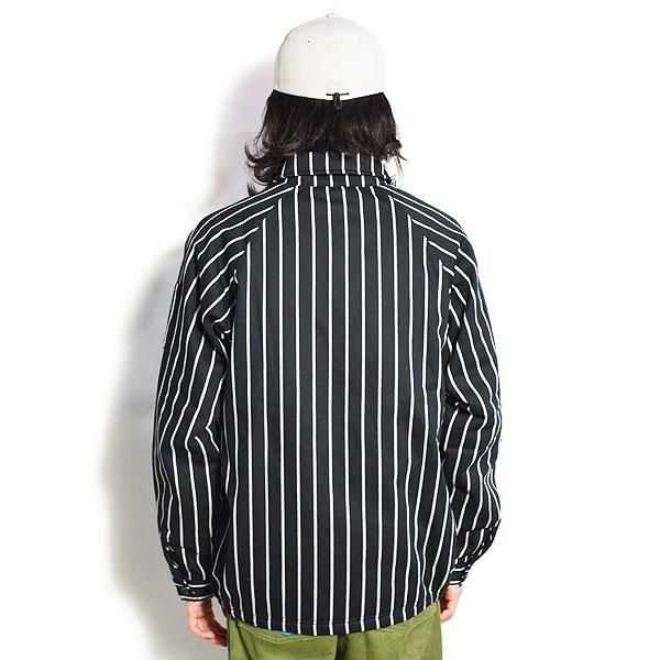 COOKMAN クックマン DELIVERY JACKET EX WARM STRIPE -BLACK-