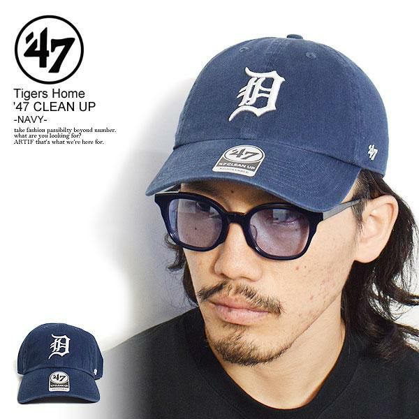 '47 フォーティーセブン Tigers Home '47 CLEAN UP Navy メンズ